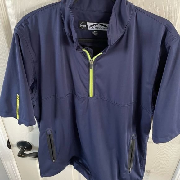 Sun Mountain Rainflex Men’s Golf Rainproof Weather Resistant Shirt, Size Med - Picture 3 of 16